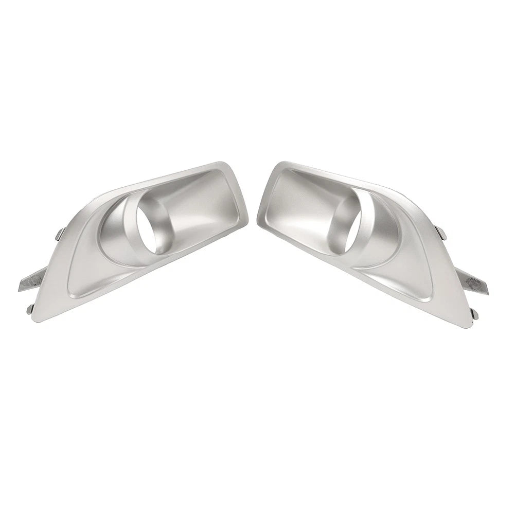 Front Bumper Fog Light Trim Bezel Cover Silver for Subaru Outback (2010–2012)