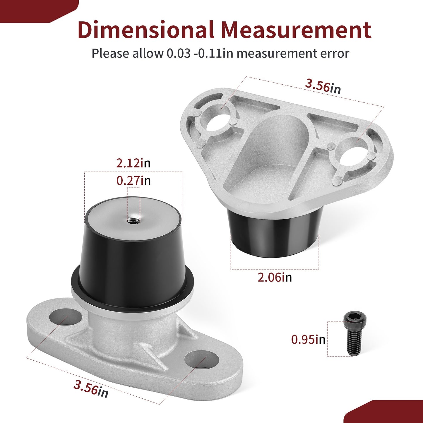 Engine Motor Mounts Kit for Sea Doo Wake 155 (2008–2018)