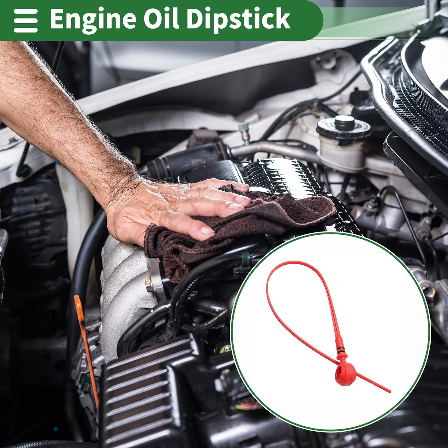 Oil Level Dipstick No. 15650RZP000 for Honda Civic HR-V Accord (2006–2020)