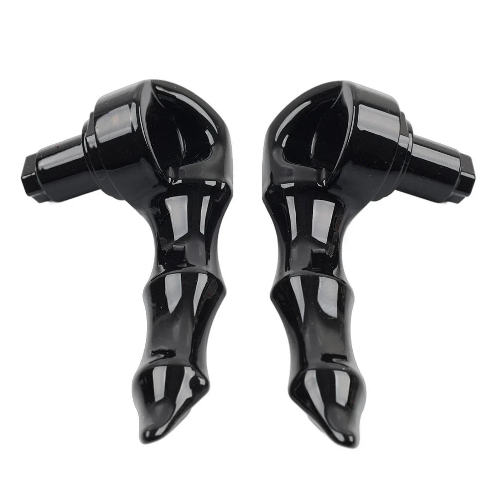 Black Saddlebag Skull Fingers Latch Handles for Harley Touring Bagger (2014- )