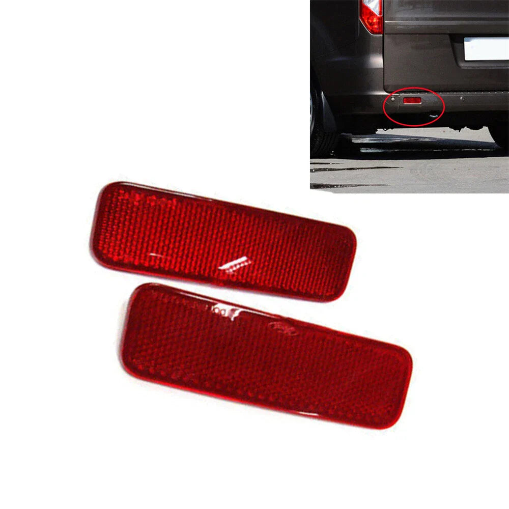 Rear Bumper Reflector Light Lens Cover  for Ford Transit Van (2013-2023)