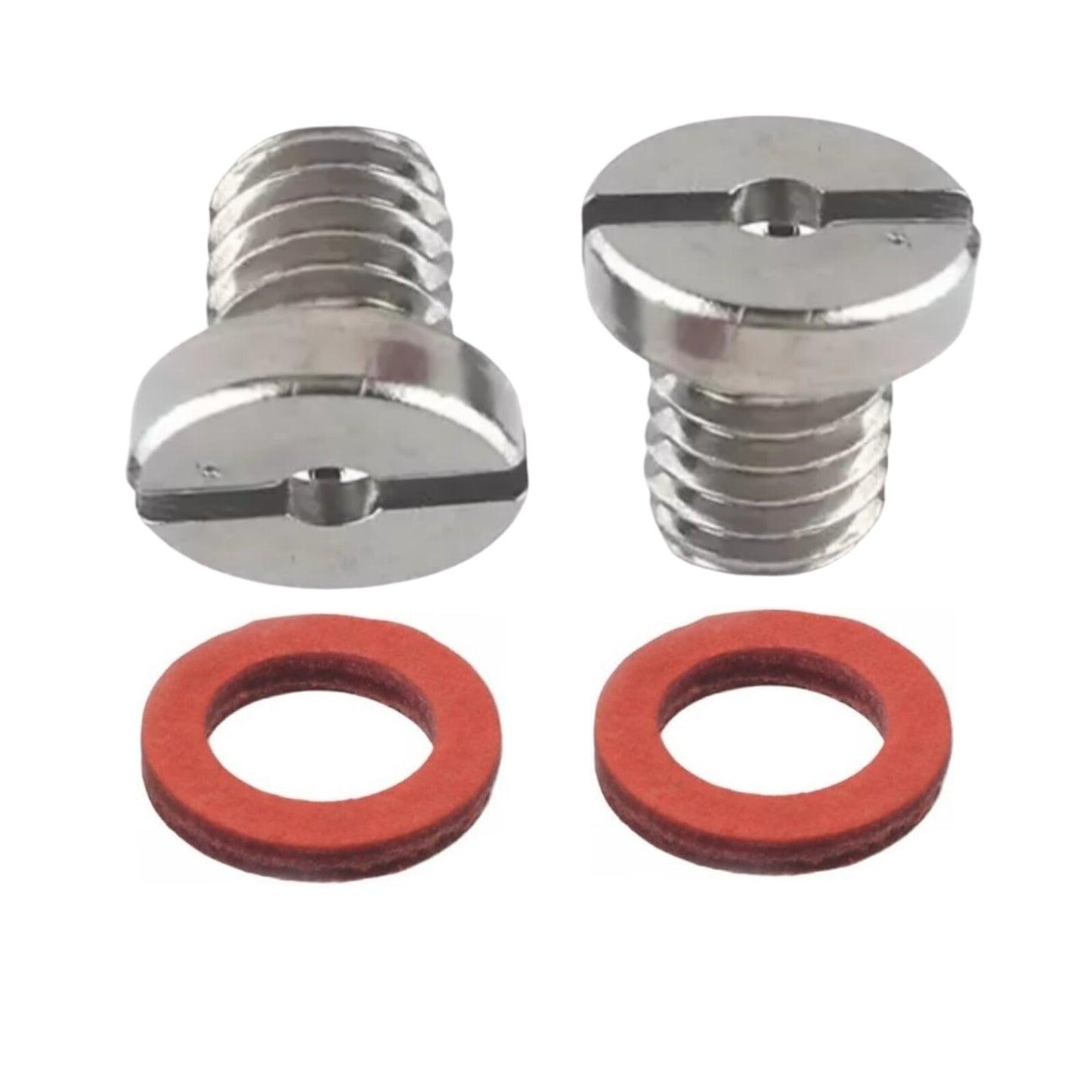 Set of 2 Gearbox Drain Fill Oil Screws for Yamaha Outboard