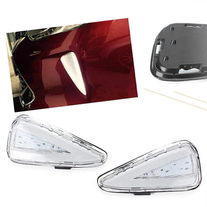 Fog Light Lamp Bezel Cover Chrome Trim Ring for Toyota Sienna SE (2011–2017)