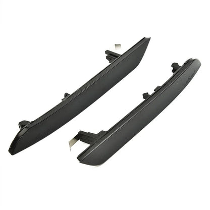 Smoked Black Side Logo Reflector Front Bumper Lamps
