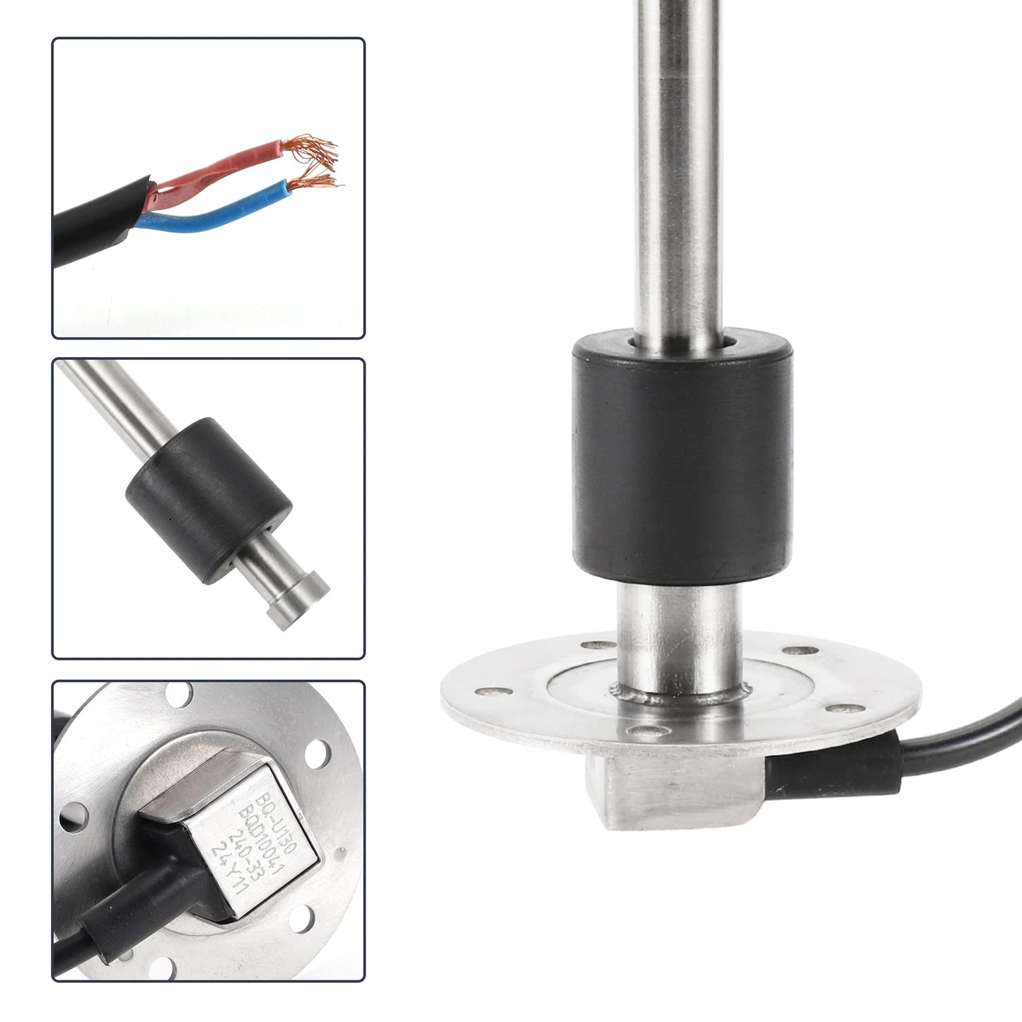 Fuel Sending Unit and Gauge Kit 240-33 Ohm for Boat Truck Vehicle
