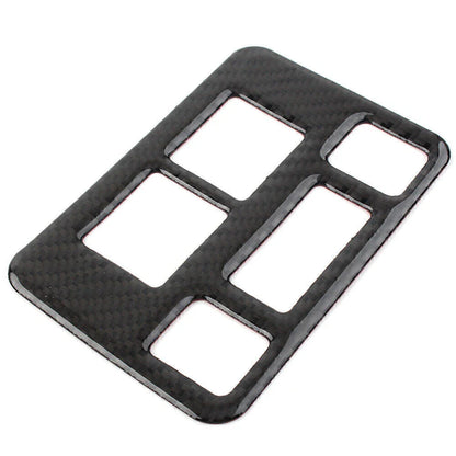 Carbon Fiber Headlight Button Frame Cover Trim for Subaru Forester (2013-2018)