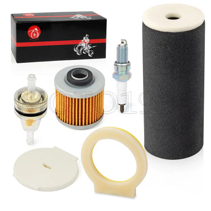 Air Filter & Cage Guide & END CAP Kit for Yamaha Grizzly 660 YFM660 (1998–2001)