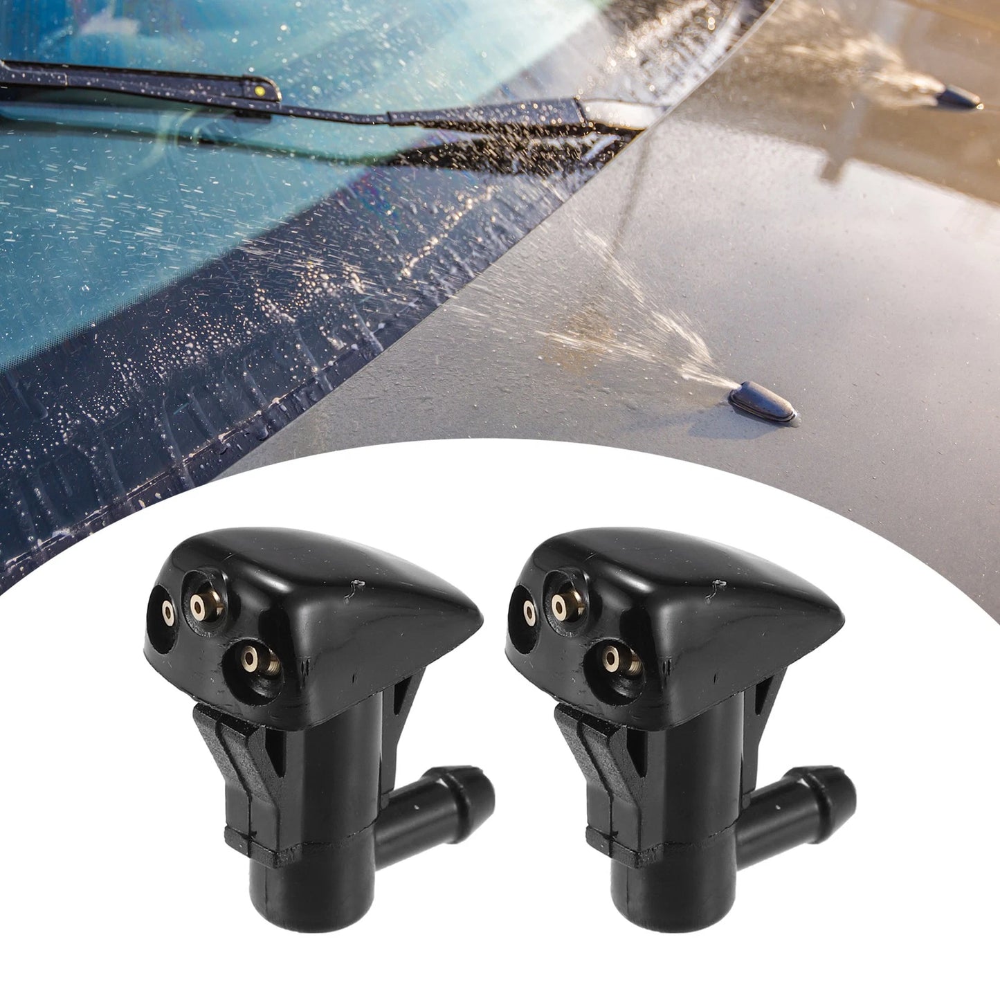 2X Windshield Wiper Washer Nozzle Spray Jet for Hyundai Tucson, KIA