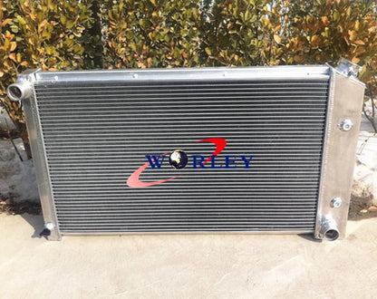3 Core Aluminum Radiator with 2 Fans for Pontiac Firebird Trans Am (1970–1981)