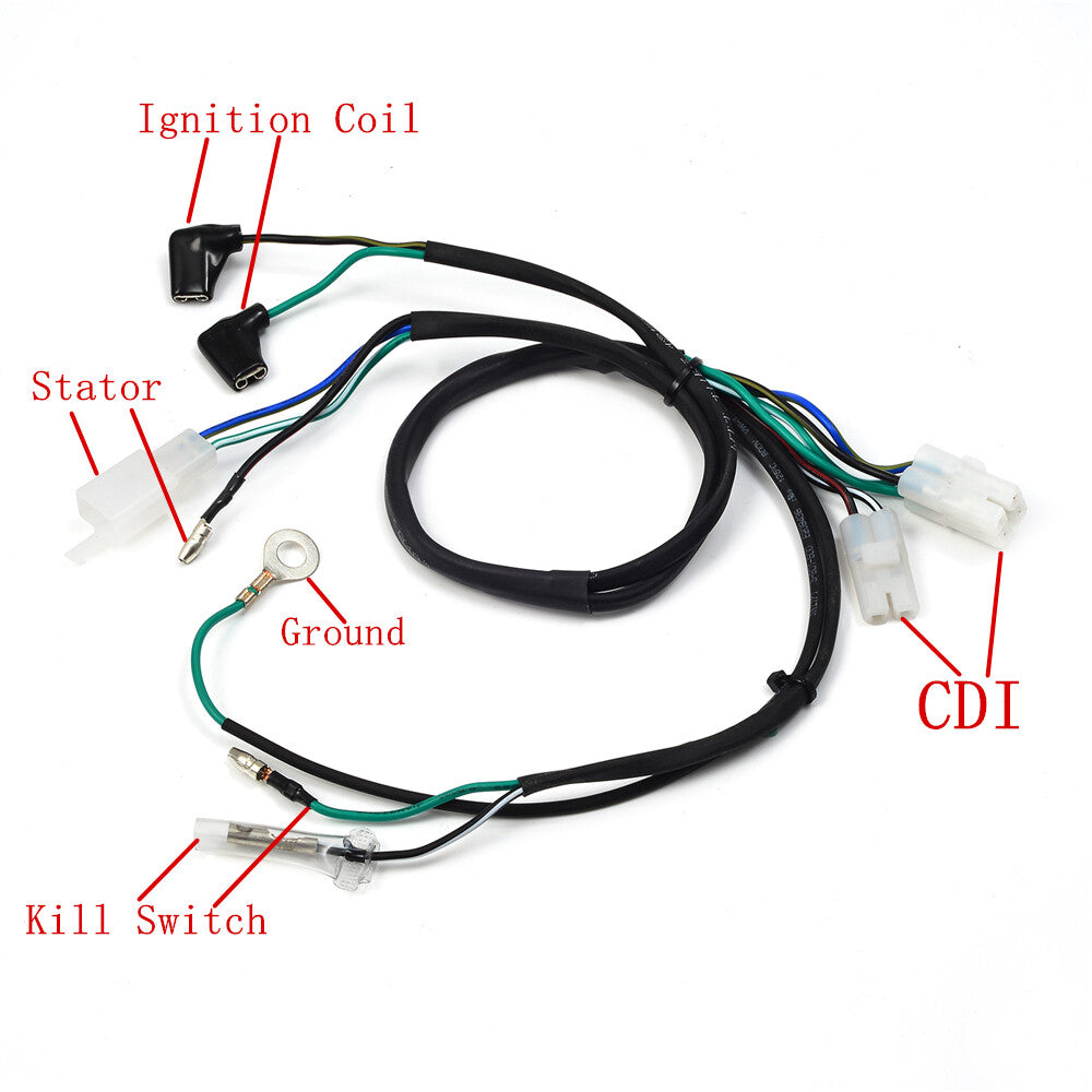 Drag Wiring Harness for Honda ATV FourTrax 250 TRX250R (1986–1988)