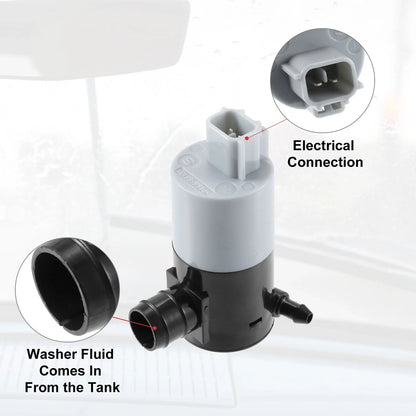 1 Pcs Windshield Washer Pump for Toyota Corolla (2007–2013)