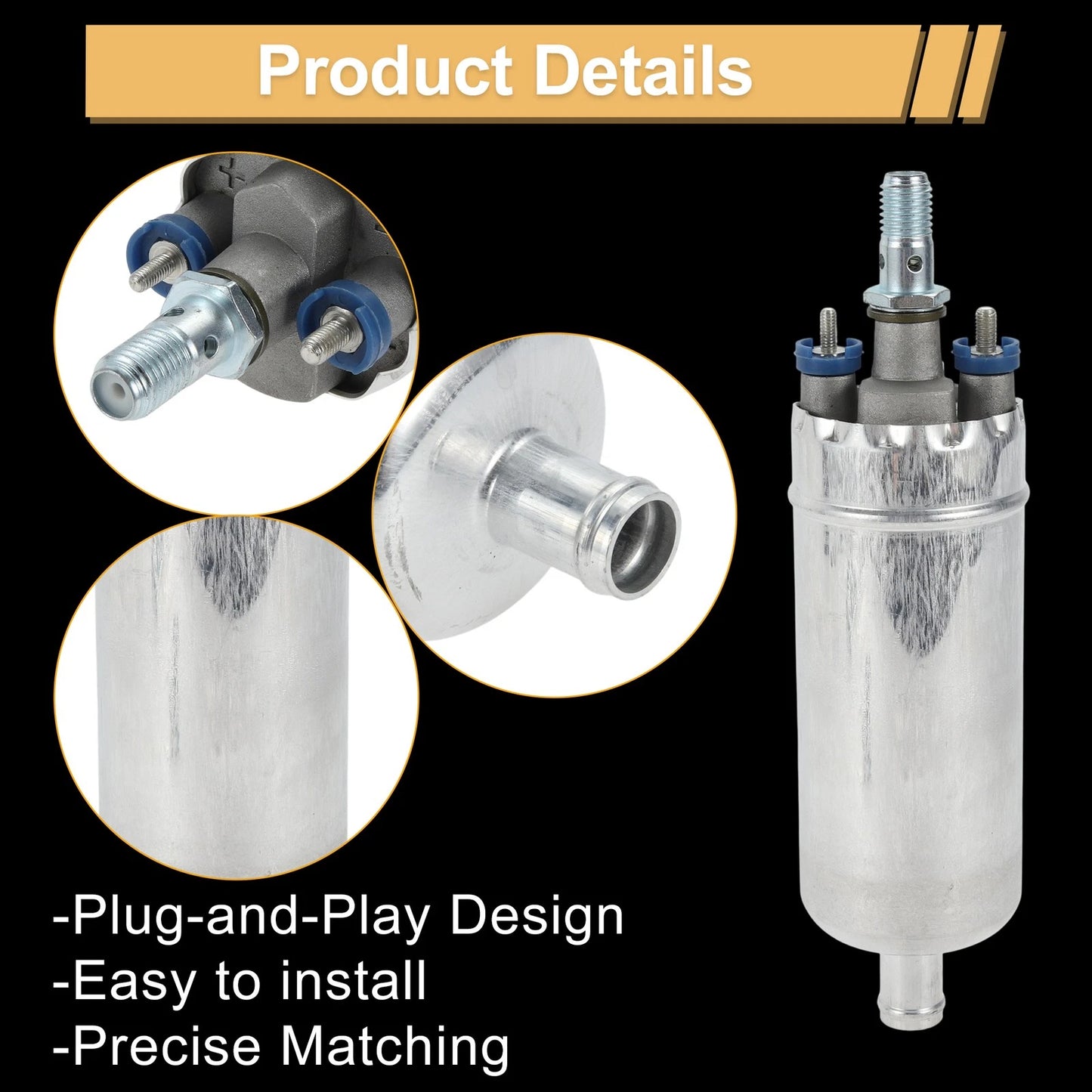 Fuel Pump for Mercedes-Benz 190 (W201)/C (W202) Set Replaces 0580254911