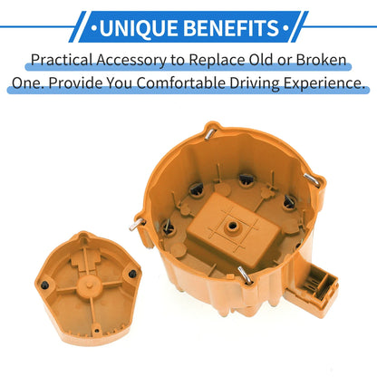 Distributor Cap Kit for Chevy GM SBC BBC 305 327 350 396 454 Orange