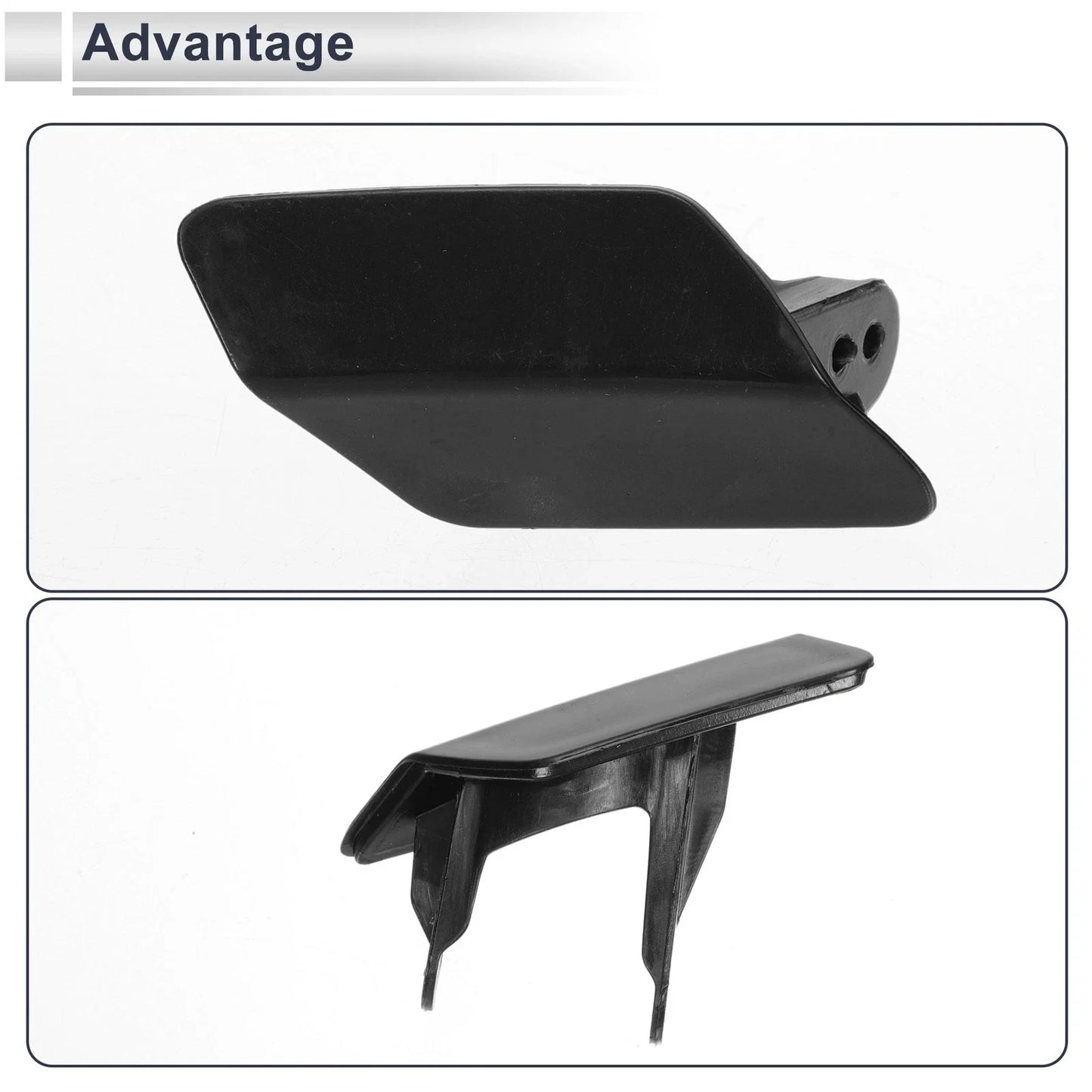 Right Front Bumper Headlight Washer Nozzle Cover Cap for BMW 320i Unpainted