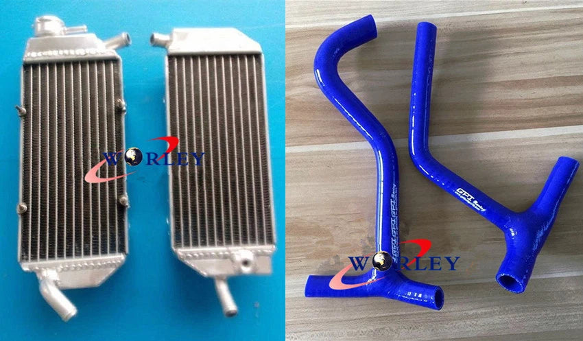 Aluminum Radiator and Hoses for Husqvarna TC449 TE449 TE511 TXC449 TXC511 (2011–2013)