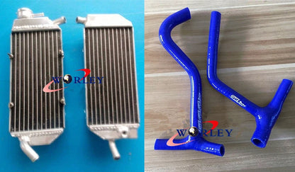 Aluminum Radiator and Hoses for Husqvarna TC449 TE449 TE511 TXC449 TXC511 (2011–2013)