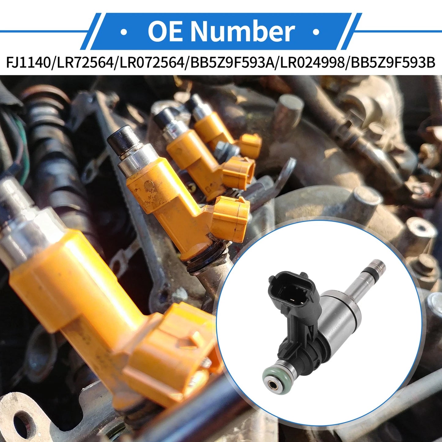 1 Pcs FJ1140 Fuel Injector for Ford Edge (2015–2023)