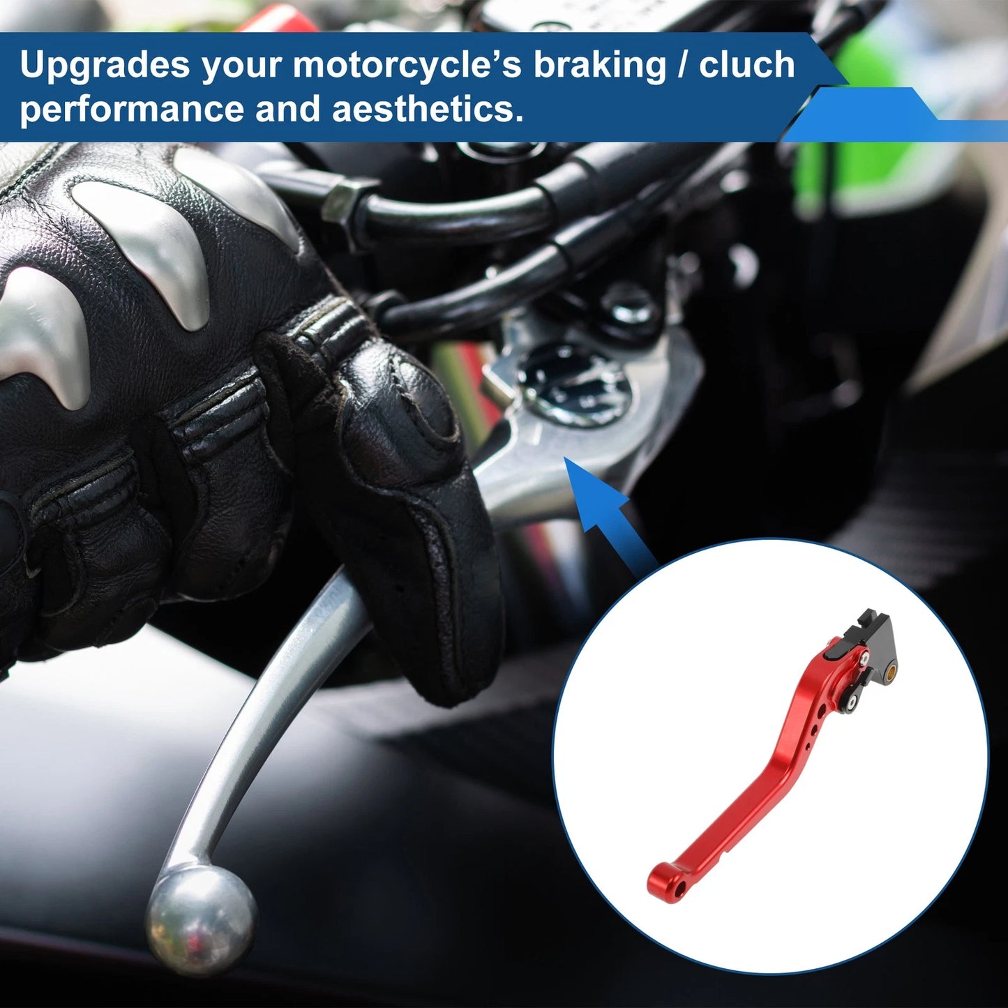 Short Brake Clutch Levers for Honda CBR1000RR/FIREBLADE/SP (2008–2019) Red