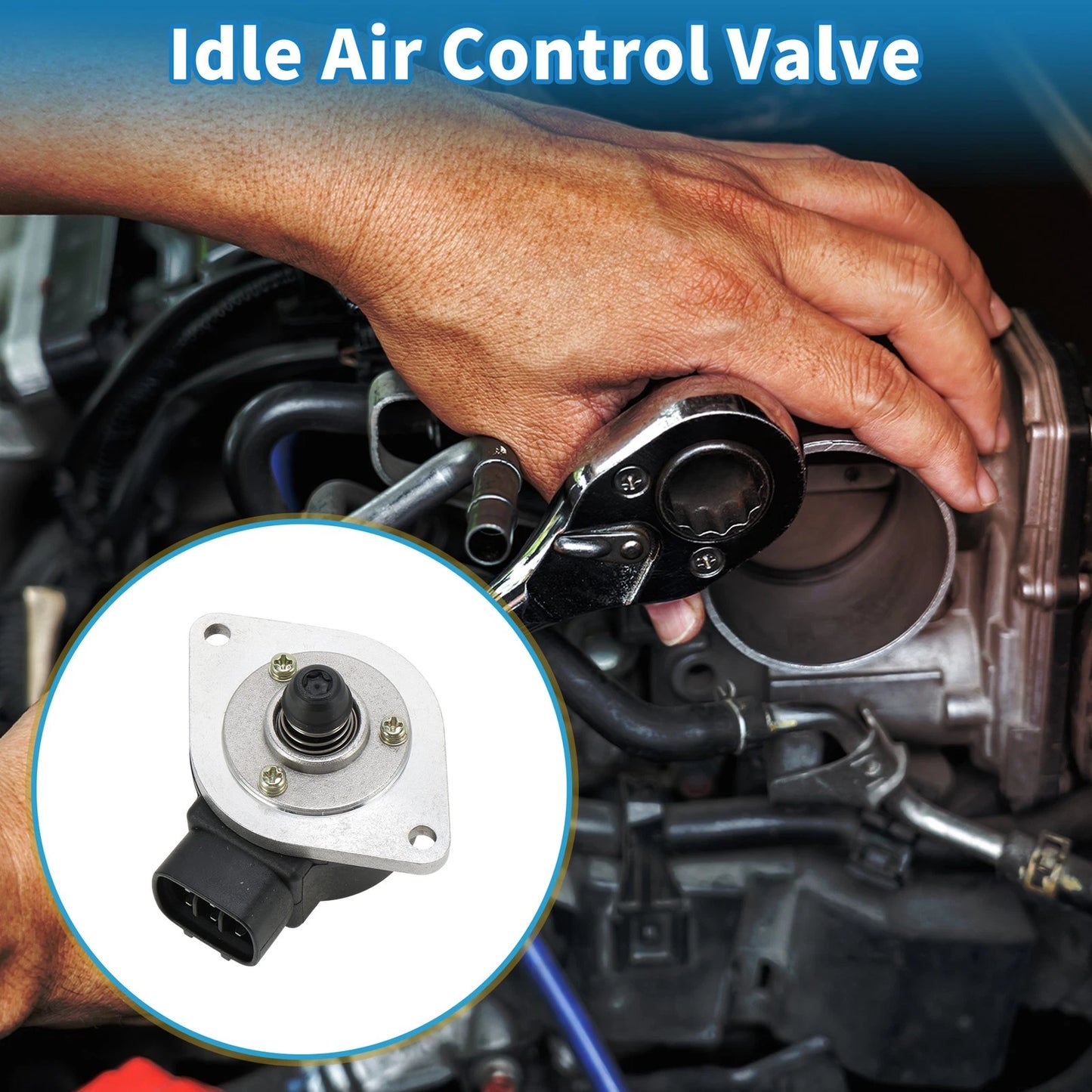 Idle Air Control Valve for Toyota Supra (1993–1995) No. 22270-46050