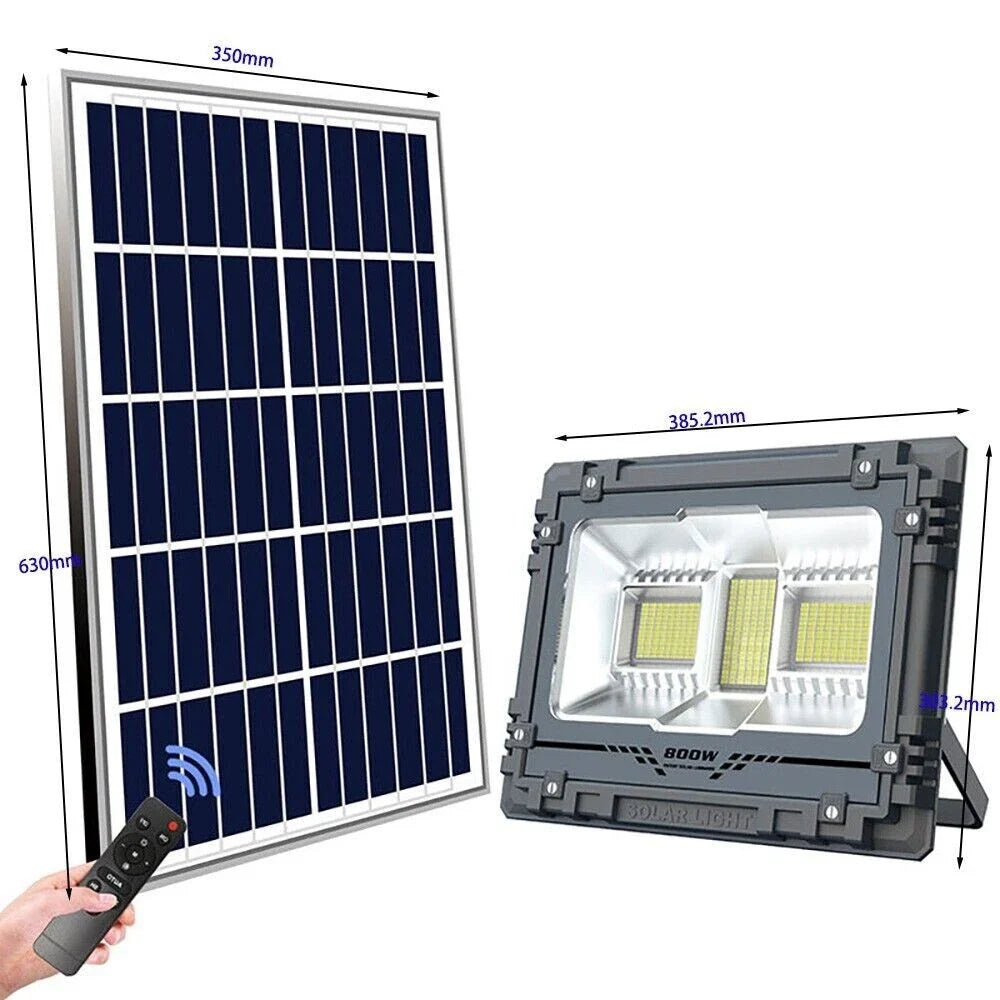 500W Solar Reflector Flood Light for Outdoor Garden & Street Lighting