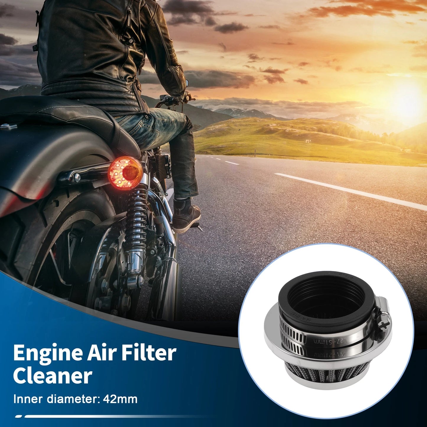 Air Filter for Motorcycle (42mm)