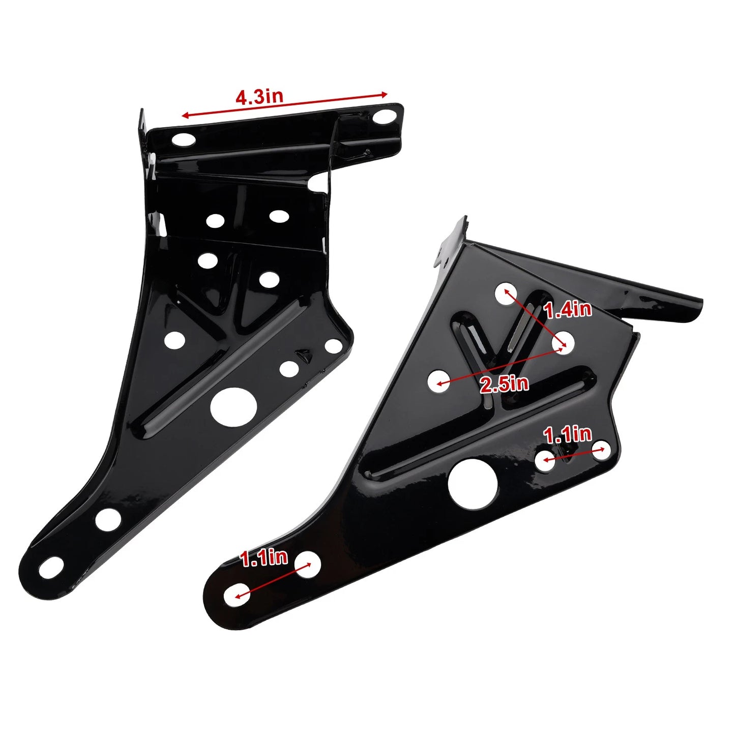 Radiator Cover Protector Panel for Kawasaki Z750 (2004–2007) BLK