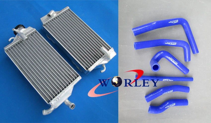 Aluminum Radiator & Silicone Hose Set for Honda CR250 (2000–2001)