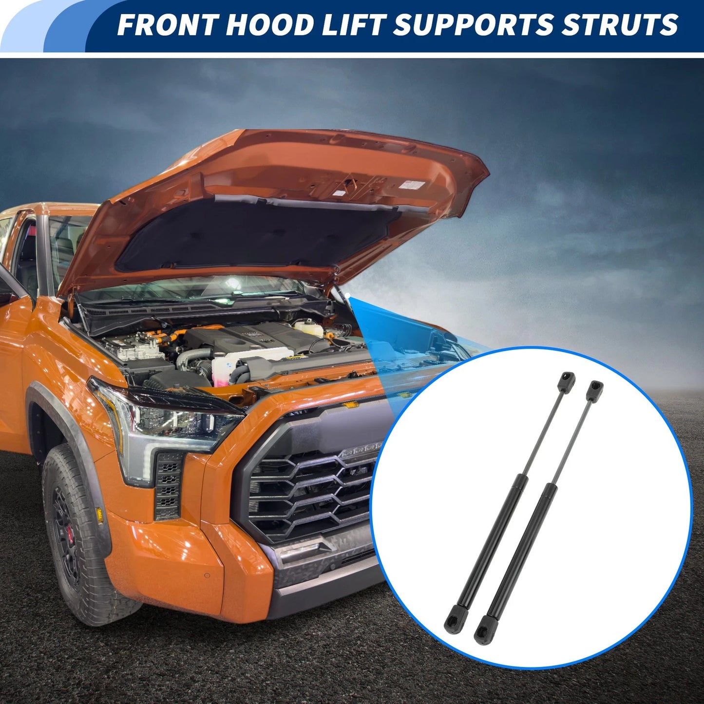 Set of 2 Hood Lift Support Struts for Toyota Tacoma (2024–2025), 4Runner (2025)