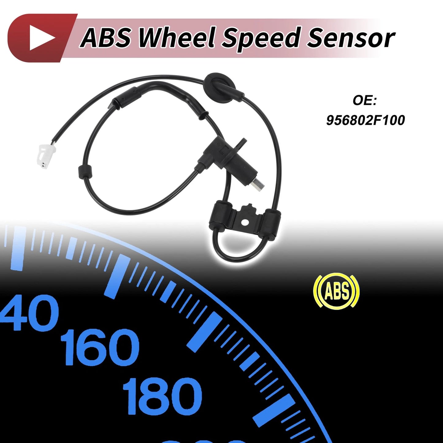 ABS Wheel Speed Sensor No. 956802F100 for Kia Spectra5 (2004–2009) Rear Right