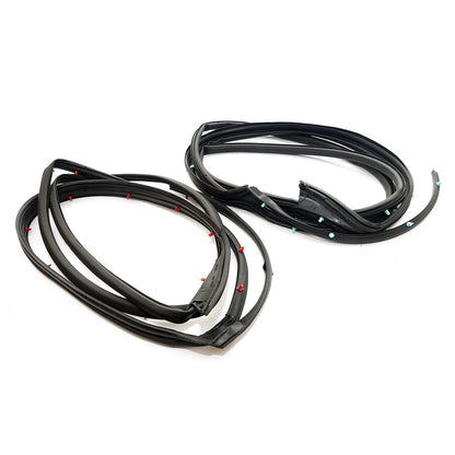 Set of 2 Rear Door Weatherstrip Rubber Seals for Honda Accord (2003–2007)