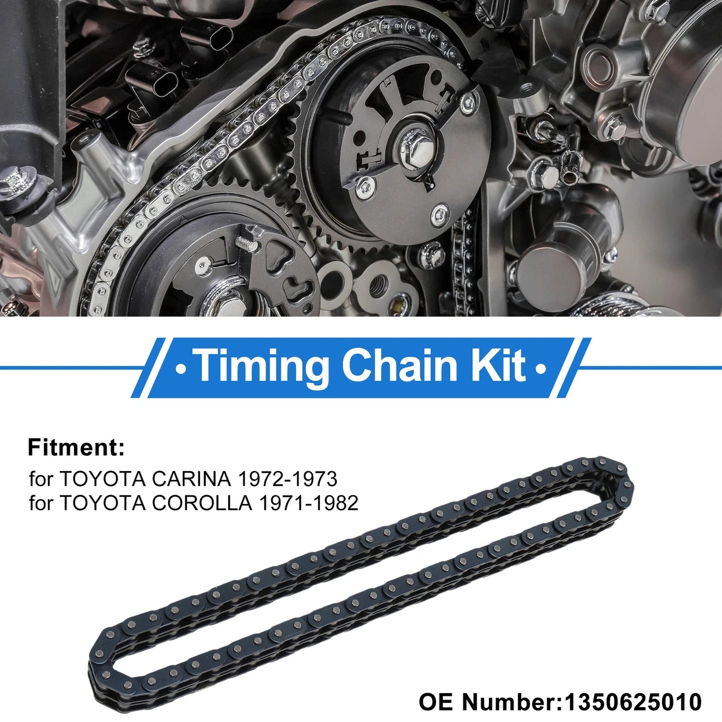 Timing Chain Kit for Toyota Carina (1972–1973) No. 1350625010