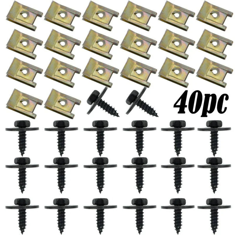 Undertray Mud Flaps Clips Sheet Fixing Hex Screw for Speed Fastener