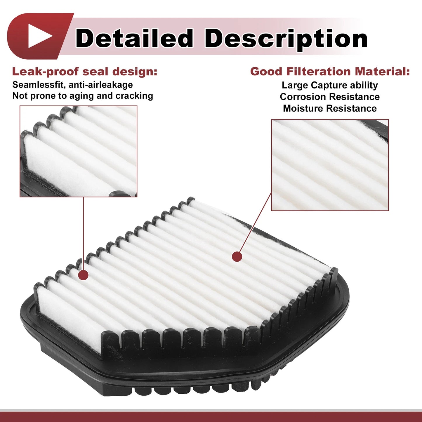Engine Air Filter No. 1378064P00 for Nissan Clipper Rio (2011–2023)