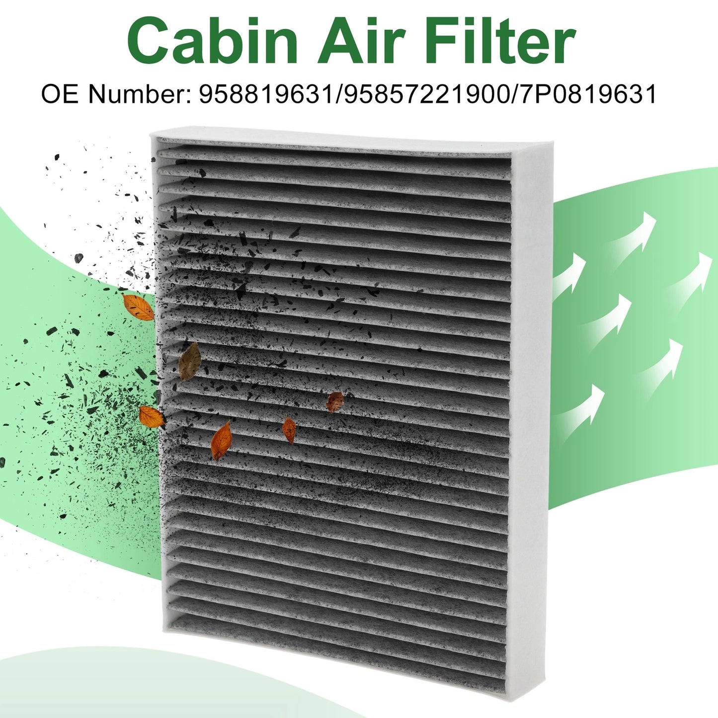 Cabin Air Filter for Porsche Cayenne (92A) (2011–2017) 958819631