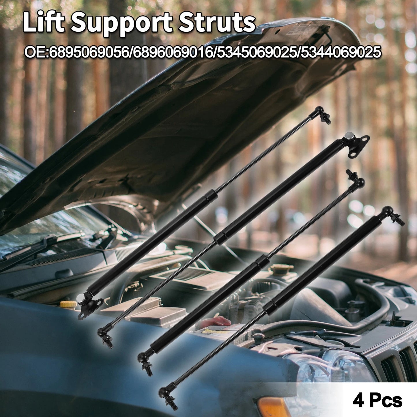 Lift Supports Struts for Toyota Land Cruiser (2008–2021)