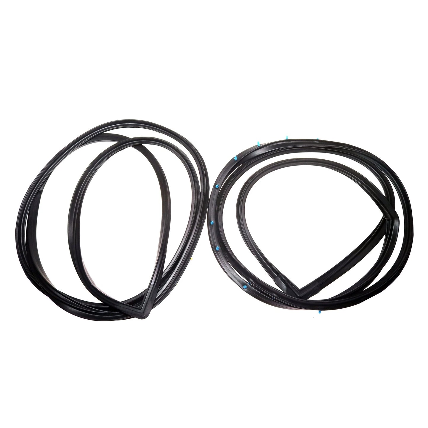 Set of 4 Rear Door Weatherstrip Rubber Seals for Toyota Crown (S60–S65)