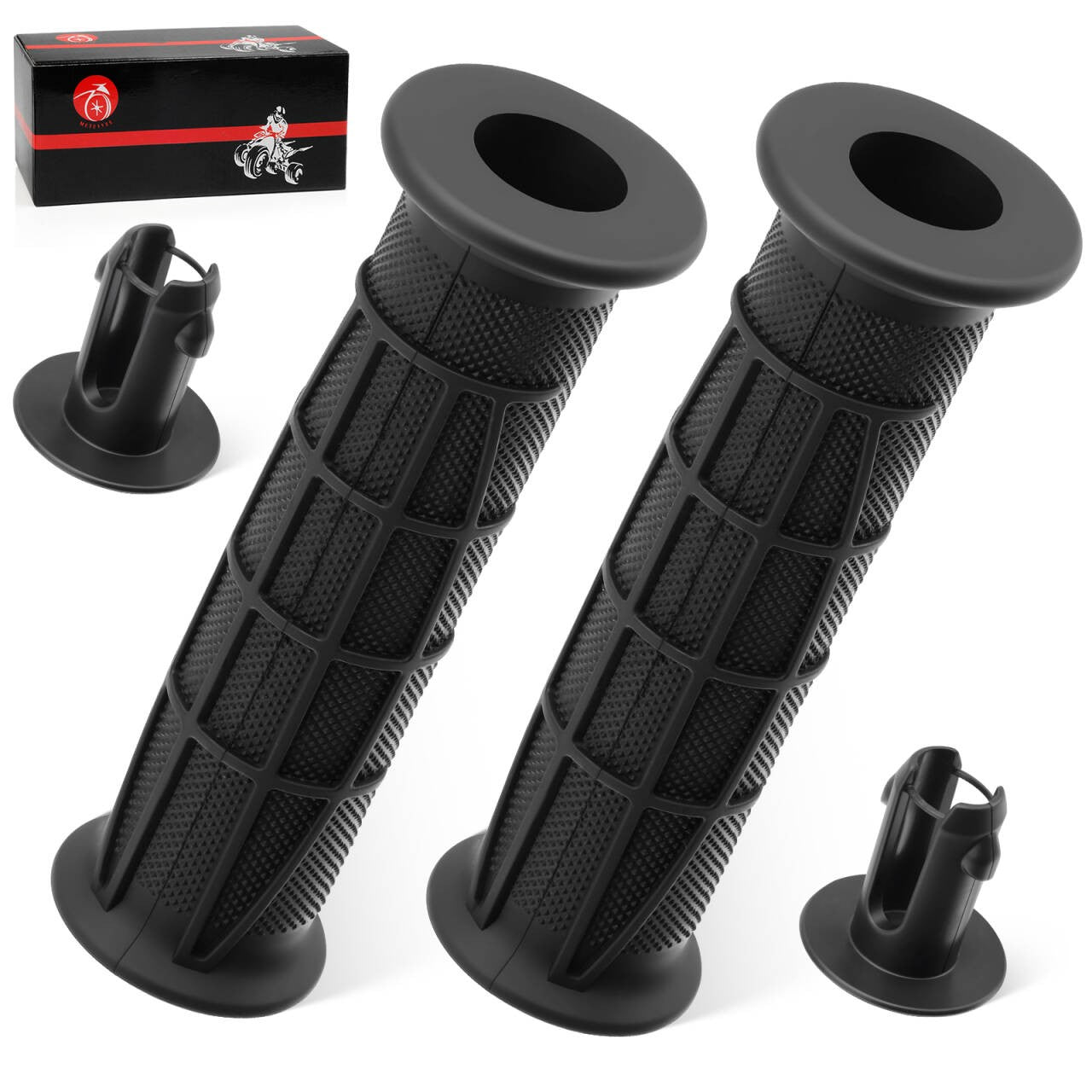 Set of 2 Handlebar Grips for Honda Rubicon 500 520 (2001–2023)