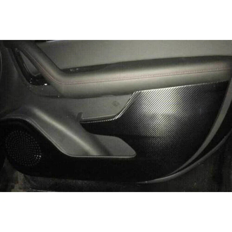 Carbon Fiber Leather Anti-kick Guard Cover Trim for Chevry Blazer (2019–2022)