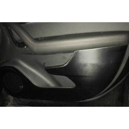 Carbon Fiber Leather Anti-kick Guard Cover Trim for Chevry Blazer (2019–2022)