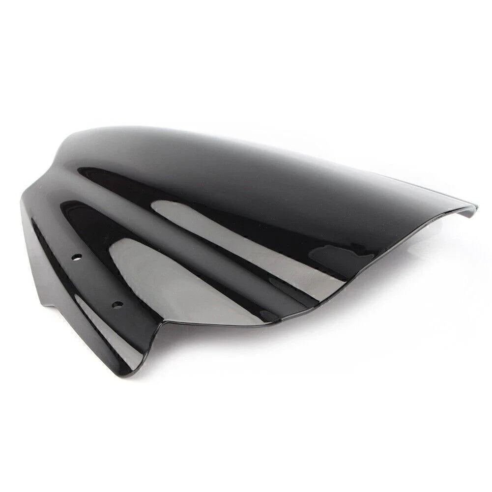 Black ABS Handlebars Clamp Mount Windshield Protector for Universal Motorcycles