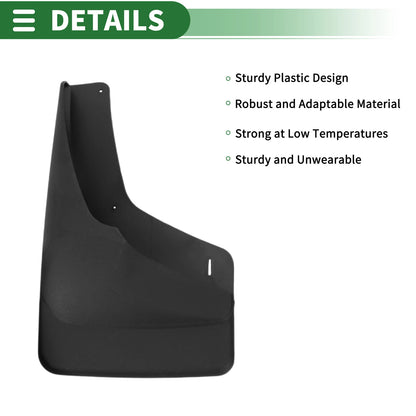 Mud Flaps Splash Guards for Chevrolet Silverado (1999–2006) W/ Mounts