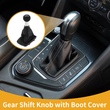 5 Speed Gear Shifter Knob with Cover for Audi A4 (2000–2008)