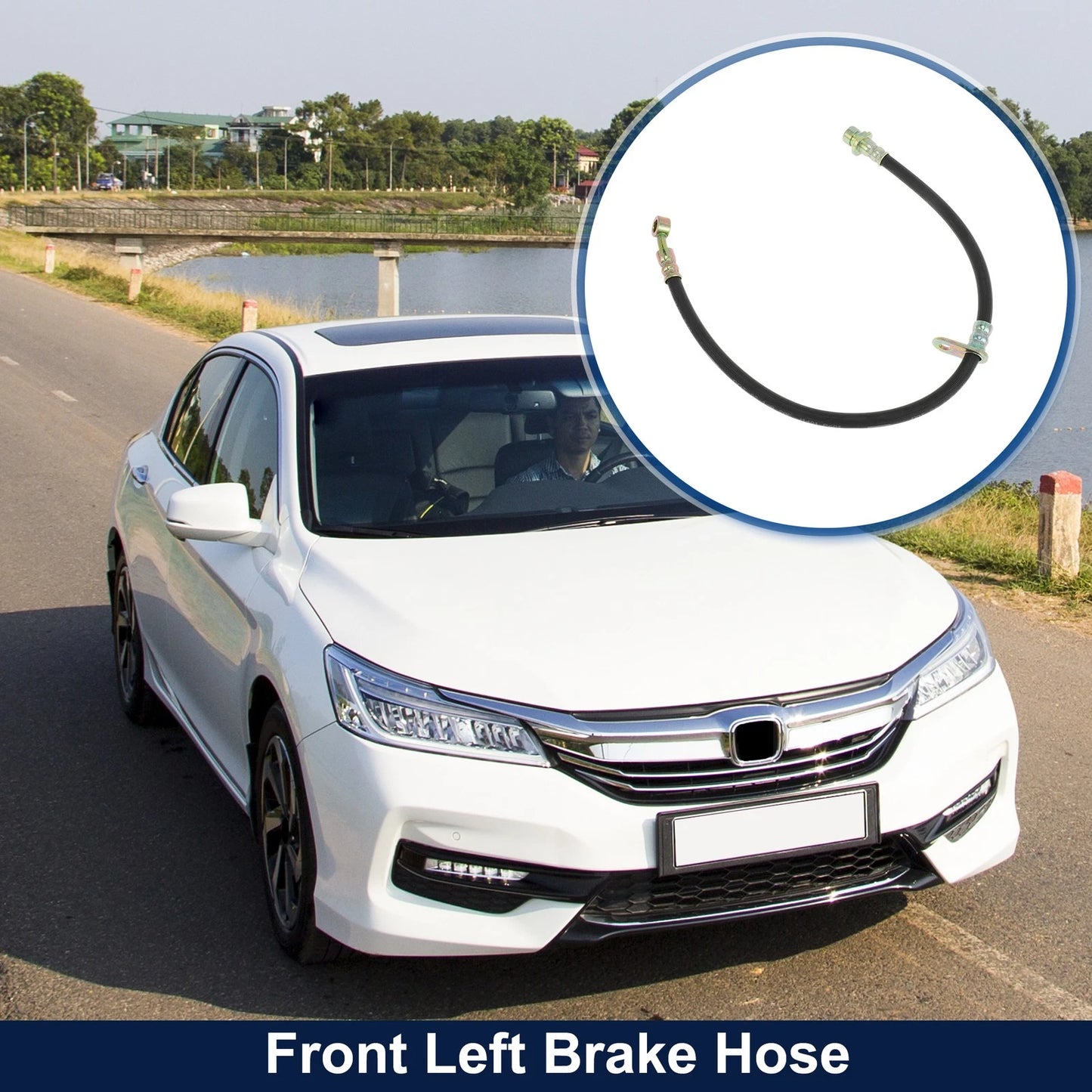 Front Left Brake Hose for Honda Accord (2013–2017) No. 01465TS6H01