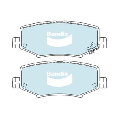 Set of 4 Rear Disc Brake Pads for Jeep Wrangler JK (2007–2018)