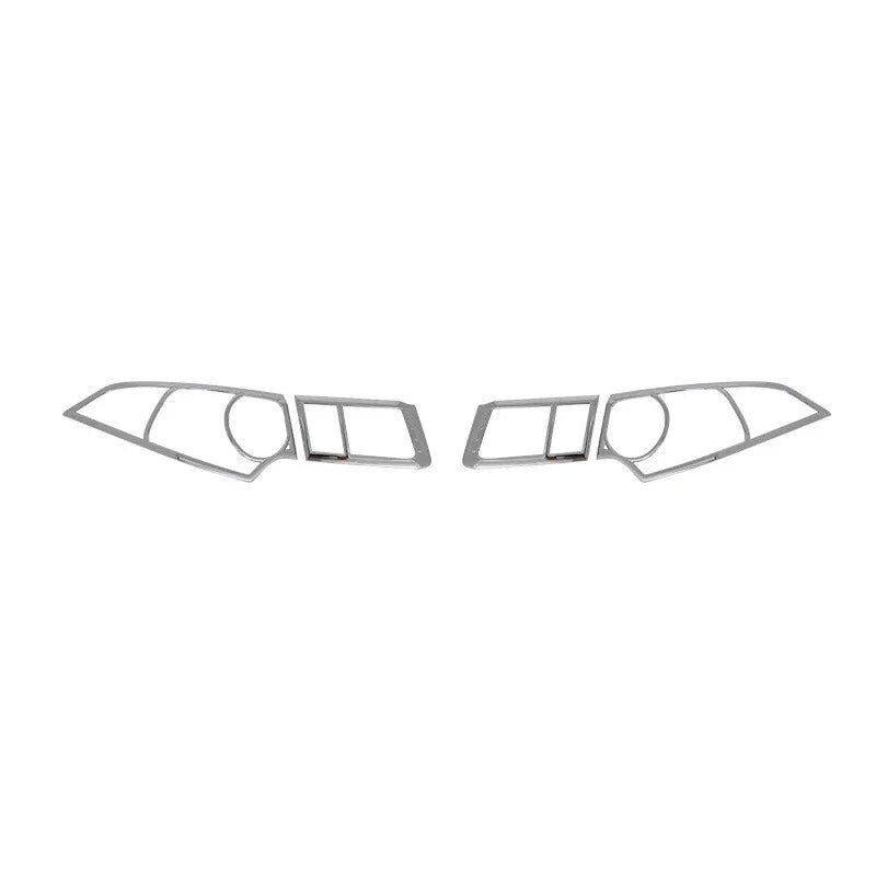 4X Chrome Rear Tail Light Lamp Cover Trim Decor for Acura TSX (2009–2014)