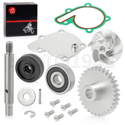 Banshee Billet Impeller Water Pump Gear Bearing Seal Kit Shaft for Yamaha Banshee (1987–2006)