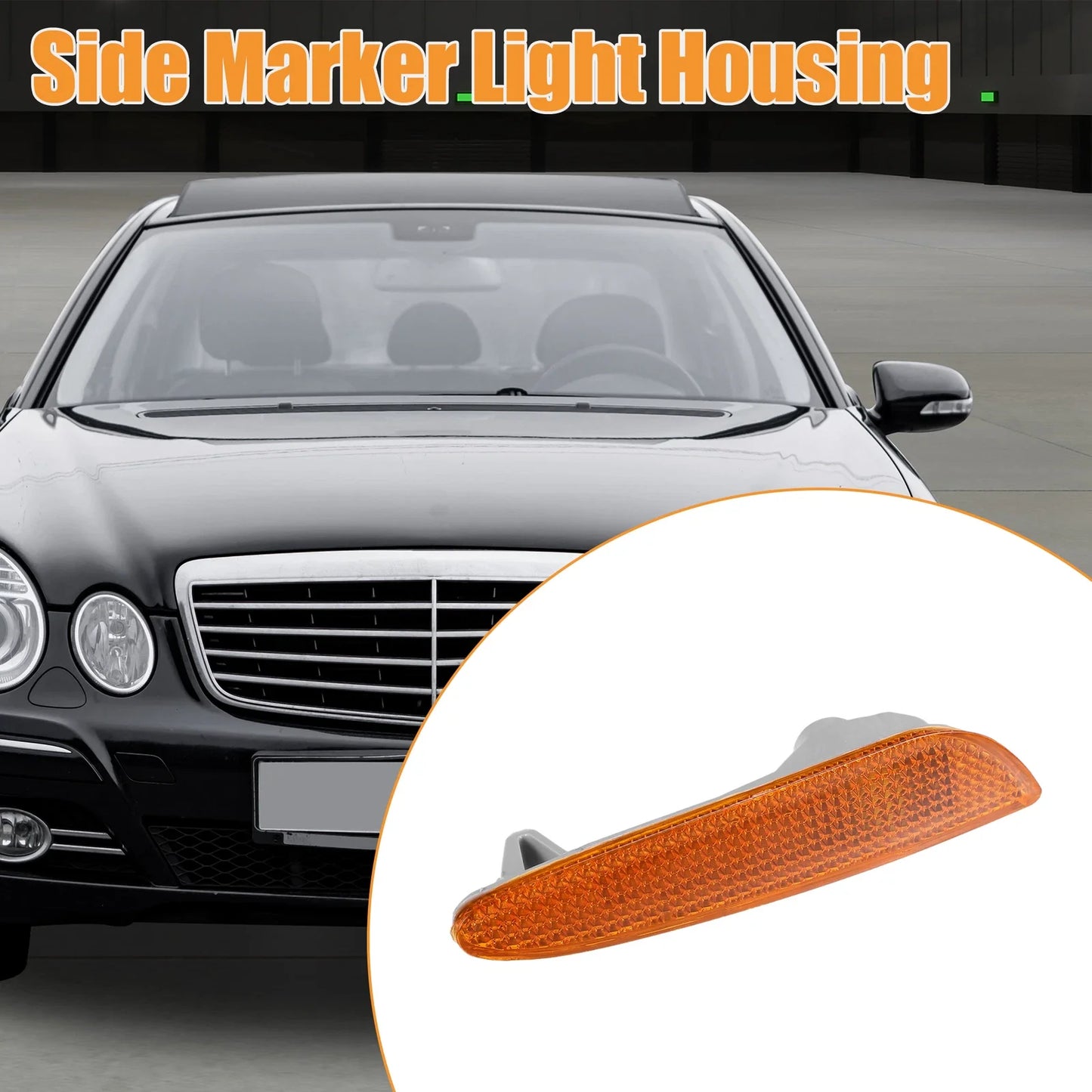 Car Side Marker Light Housing for Mercedes-Benz E320 (2003-2006)