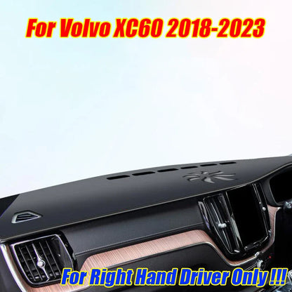 RHD Leather Dashboard Cover Pad Mat for Volvo XC60 (2018–2023)