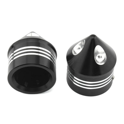 Front Wheel Axle Nut Covers for Harley Touring Road Glide Dyna Softail