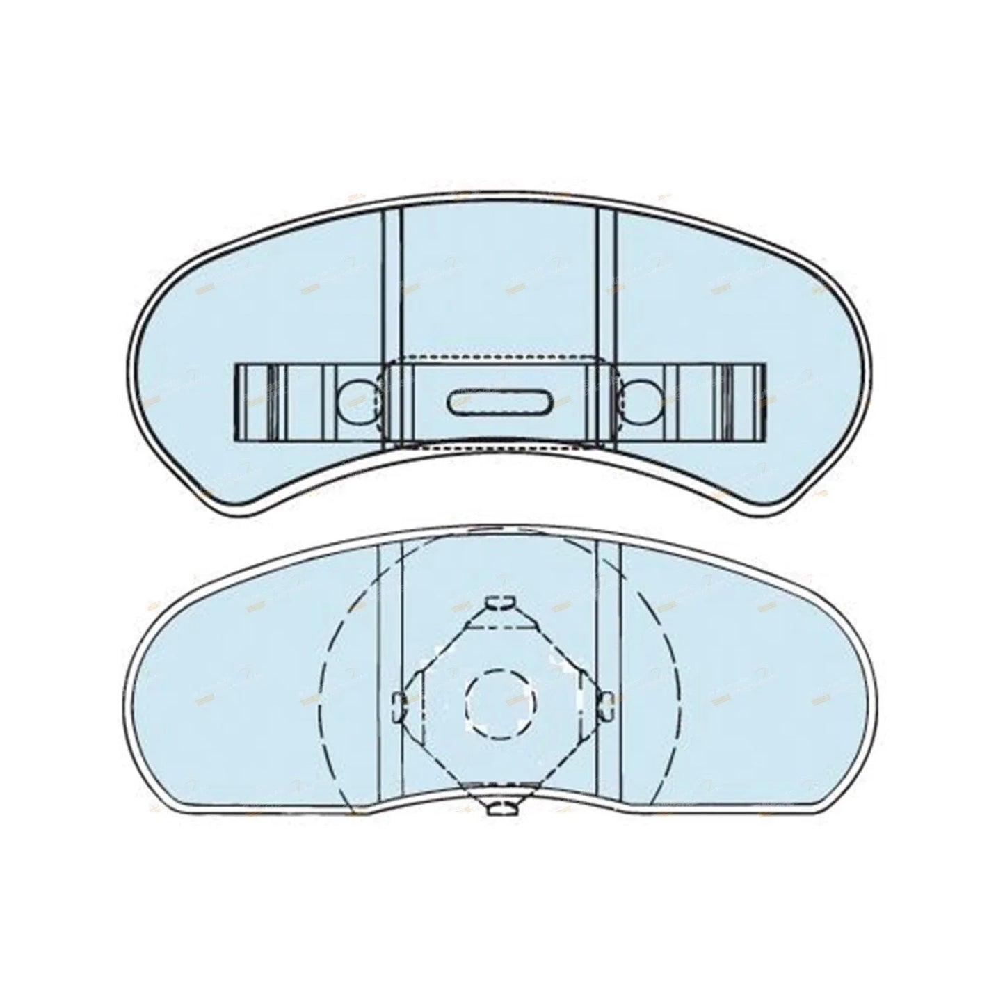 Rear Disc Brake Pads Set for Ford Falcon XB XC XD (1973-1981)